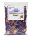 Egyptian Blue Lotus Flowers (Nymphaea Caerulea) 28g (1oz) ships from ATL