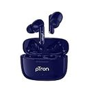 (Renewed) PTron Bassbuds Duo Bluetooth Truly Wireless in Ear Earbuds with Mic (Blue)