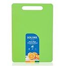 KOLORR Home Mate Large 1 Vegetable and Fruits Plastic Chopping/Cutting Board for Home/Kitchen/Hotels Restaurants BPA Free - (Green)