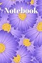 Purple Daisy Notebook: Blank Lined Journal