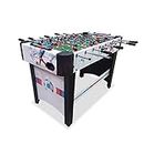 Shopster Professional Certified Engineered Wood Large Foosball Table Soccer Indoor Games for Boys Girls Adults Football Table with Stand, 48x24x32 inches (White)