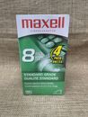 Lot of 4 Maxell VHS T-160 Standard Grade Video Cassette Tapes 8 Hours - New!
