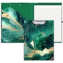 Clipboard Folio with Lined Notepad and Interior Storage Pocket Cute Padfolio ...