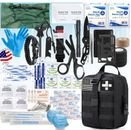 80 Pc Tactical First Aid Kit Emergency Military Trauma Survival Medical Supplies